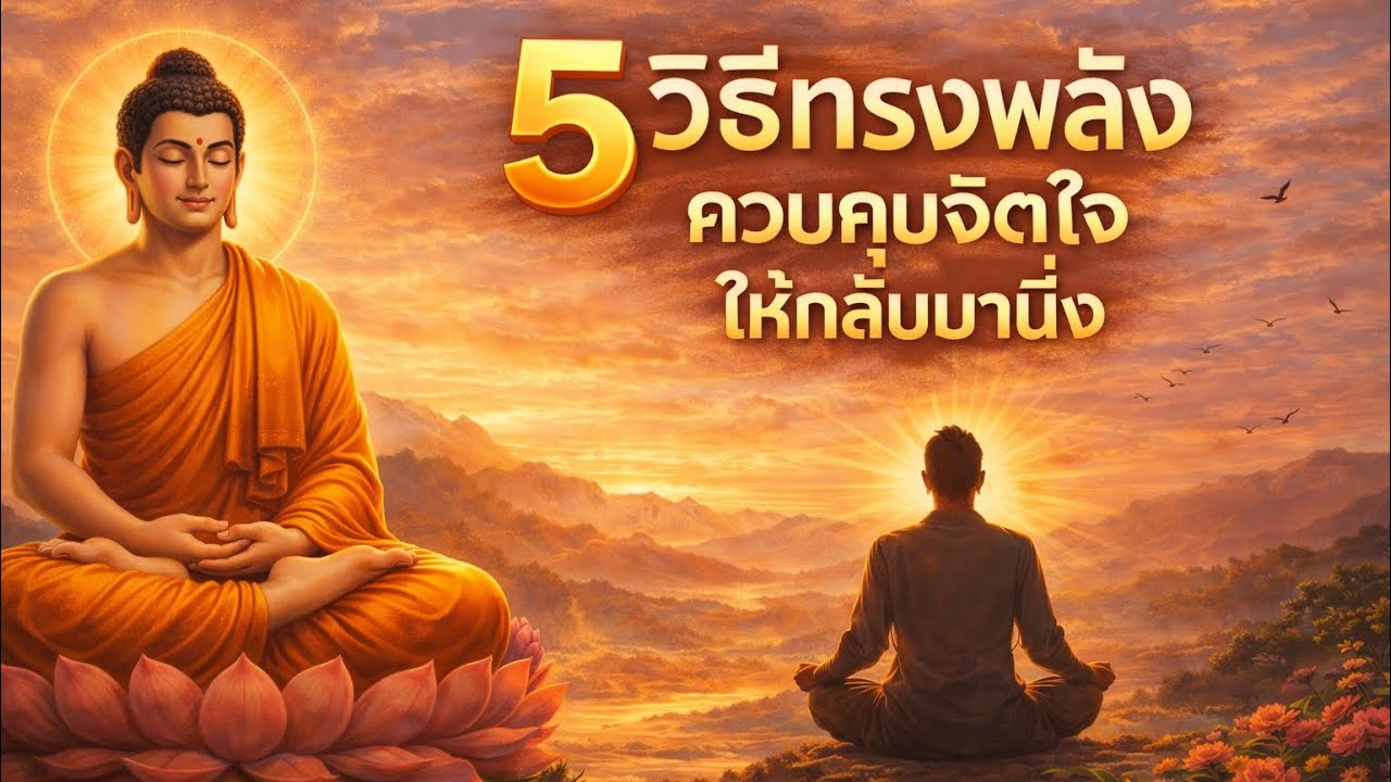 วิธีที่ง่ายที่สุดในการทำให้จิตใจสงบ: 5 ปาฏิหาริย์ของพระพุทธเจ้า