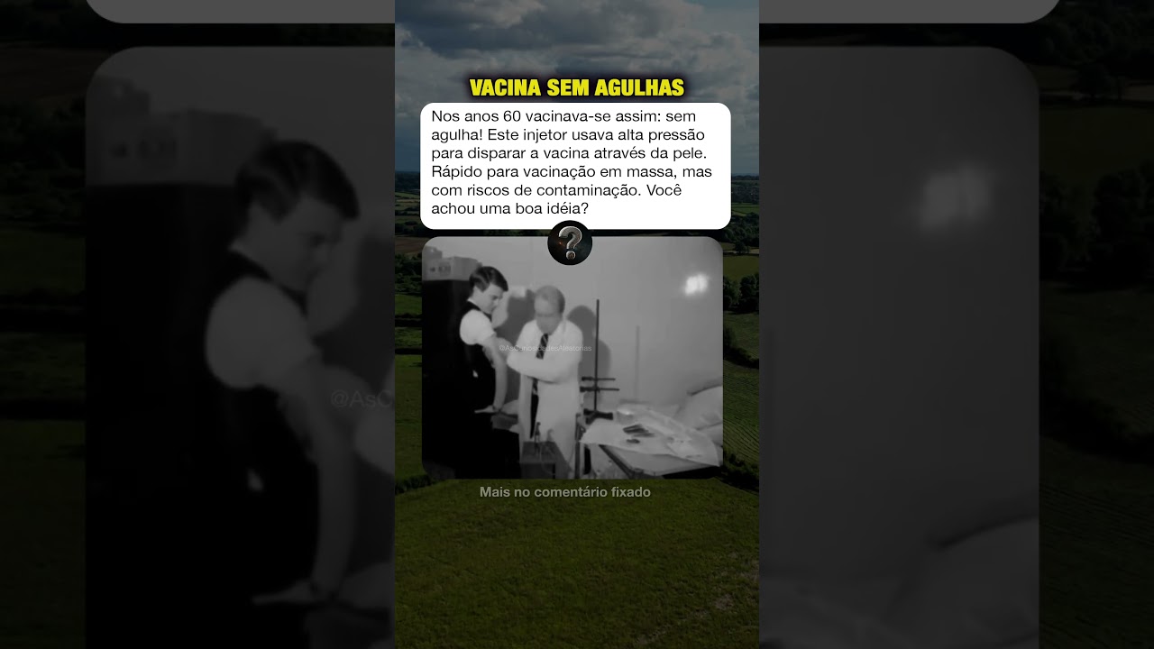 A Pistola de Vacina Sem Agulha dos Anos 60 #curiosidades #mist&eacute;rios