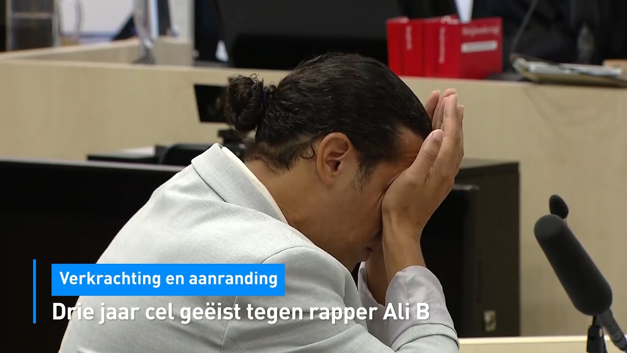 Drie jaar cel geëist tegen rapper Ali B om verkrachting en aanranding | Hart van Nederland