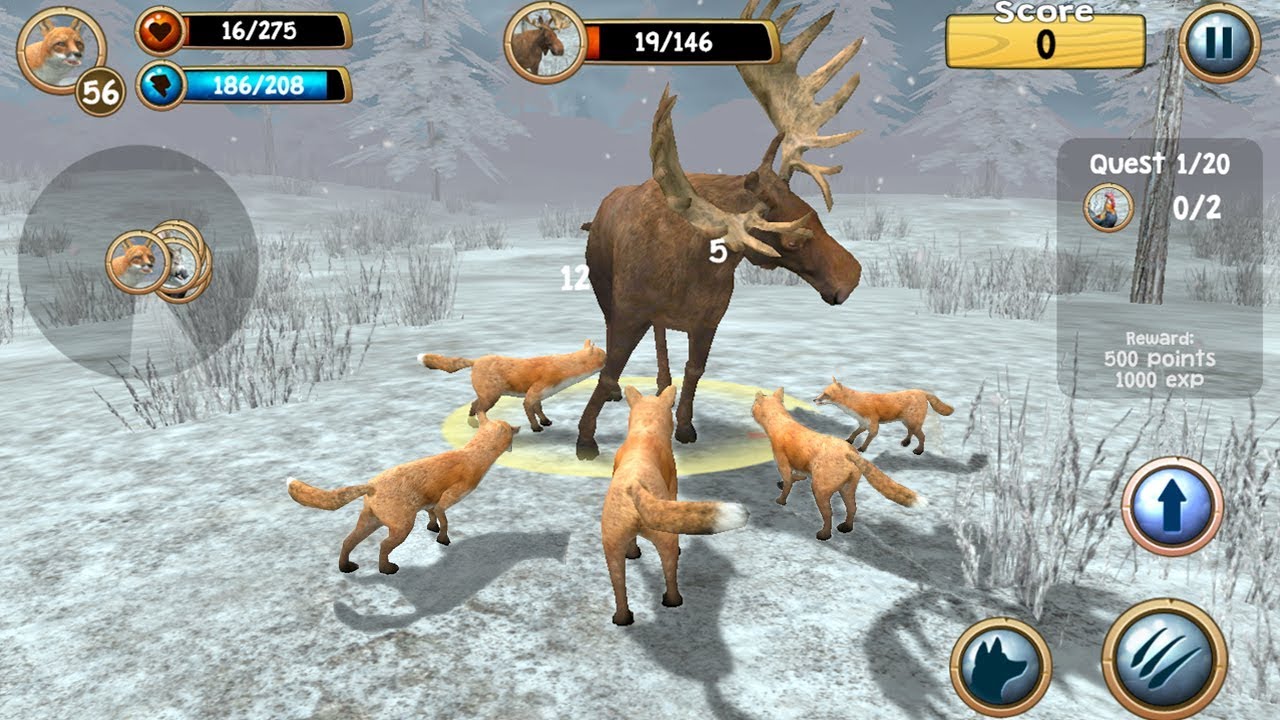Wild Fox Sim 3D (by Turbo Rocket Games) Android Gameplay [HD]