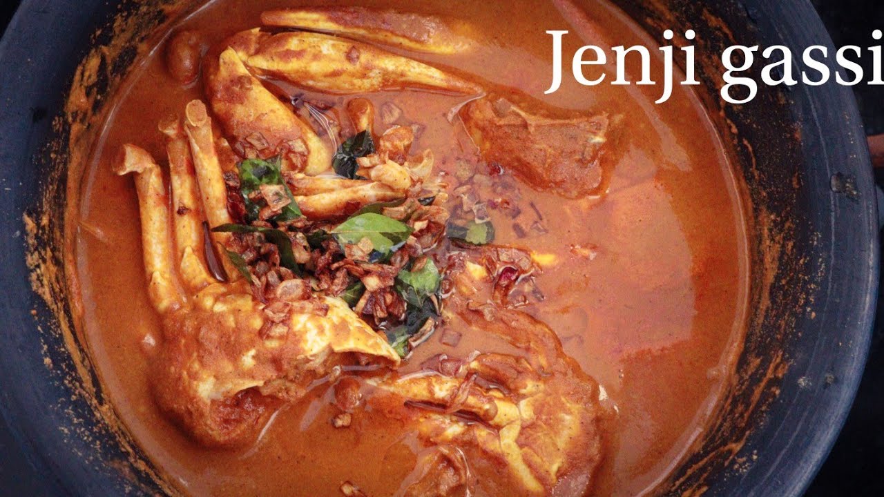 ತುಳುನಾಡಿನ ಜೆಂಜಿ ಗಸಿ (ಏಡಿ ಗಸಿ)| Crab curry mangalorean style | jenji gassi|  jenji resa | jenji gassi