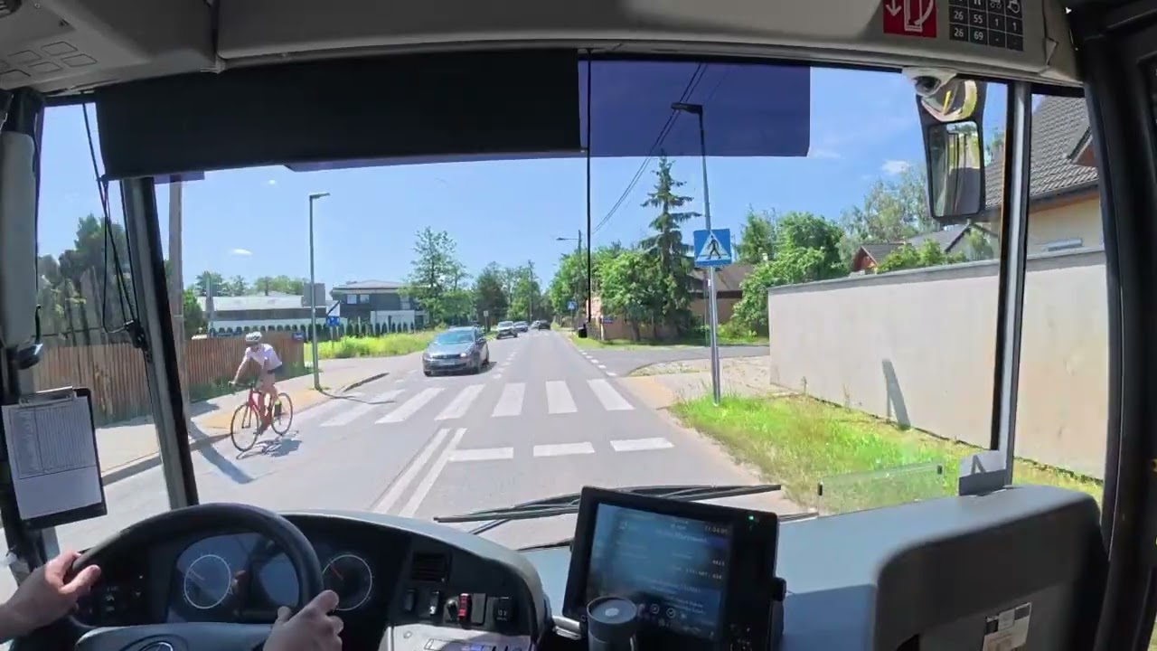 Warszawa - Linia 134 - Autobusem ZTM - Olesin - Metro Marymont