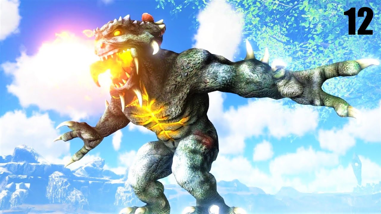 HYPER AGGRESSIVE BEAST GOLIATH! (FJORDUR MEGA MYTH MODDED) ARK SURVIVAL EVOLVED E12