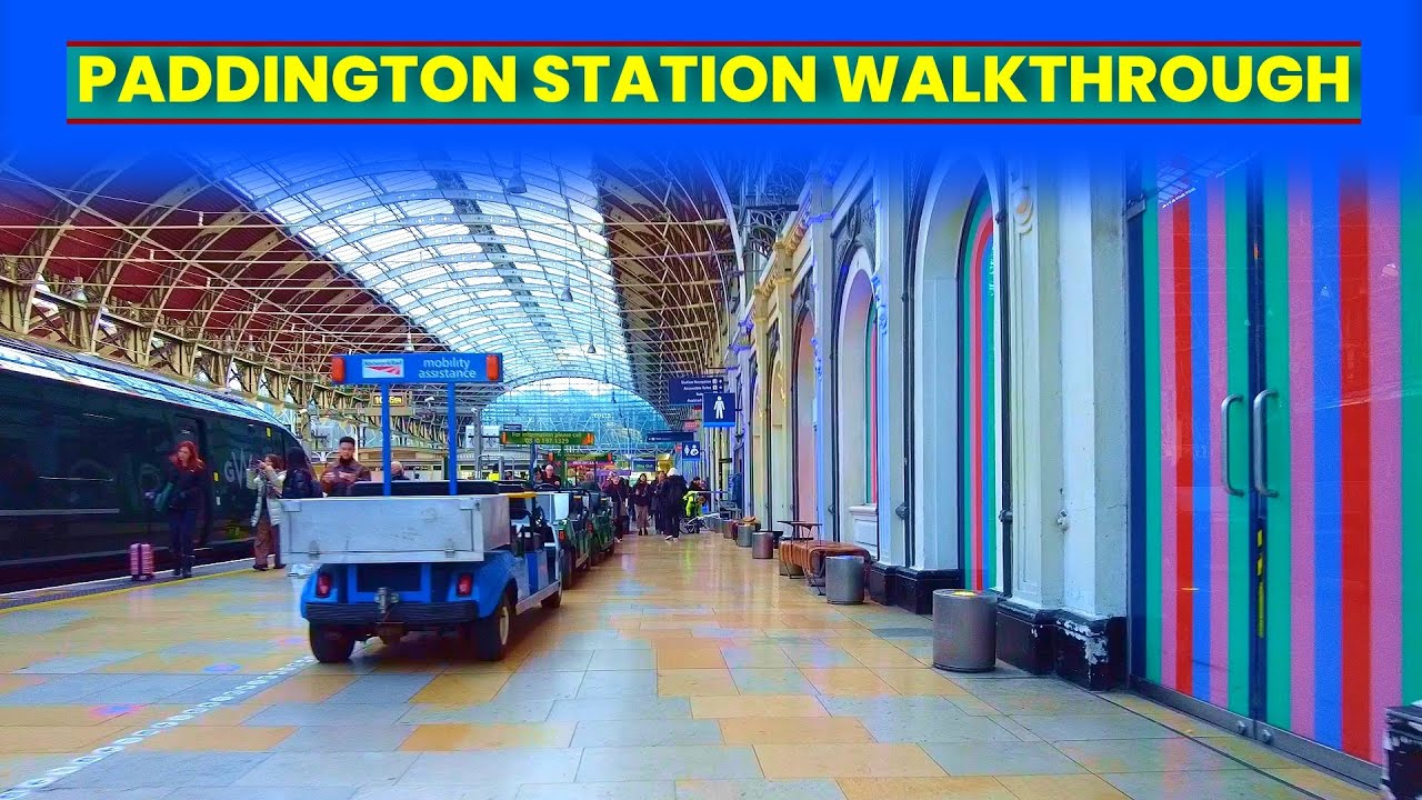 Paddington Station Walkthrough | Circle Line Train Journey to Bayswater