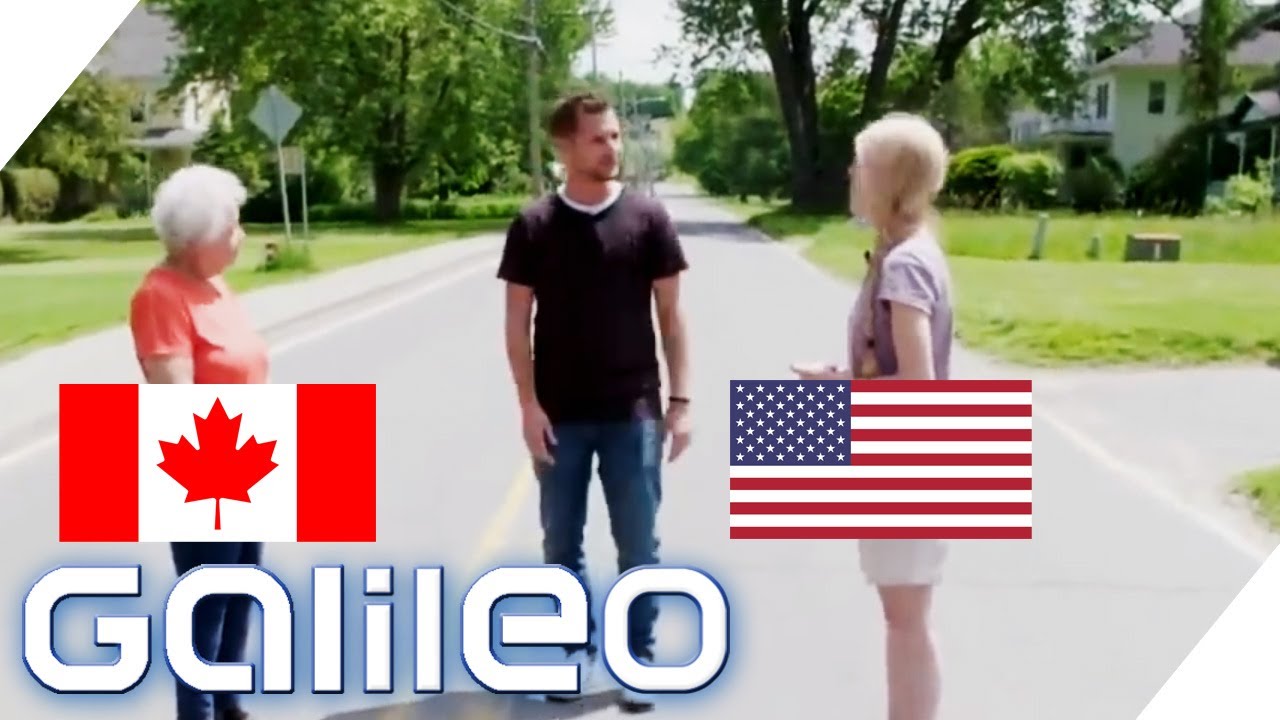 Grenz-Wahnsinn - Überqueren verboten! Diese Straße ist die Grenze zwischen USA und Kanada | Galileo