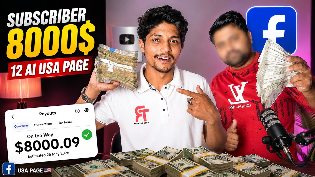 How to Run 12 USA AI Facebook Pages from One Mobile (Full Course)