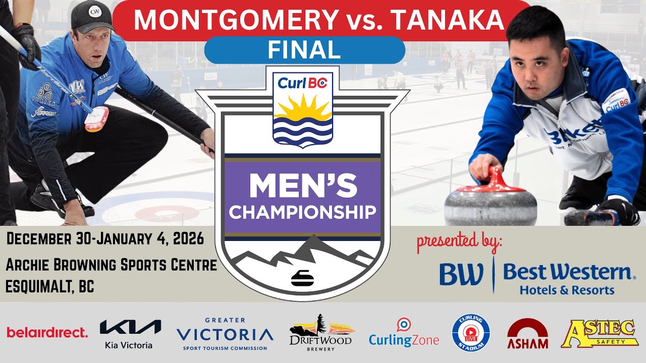 FEATURE: Jason Montgomery vs. Cody Tanaka - FINAL - BC Men's Curling Championships by Best Western