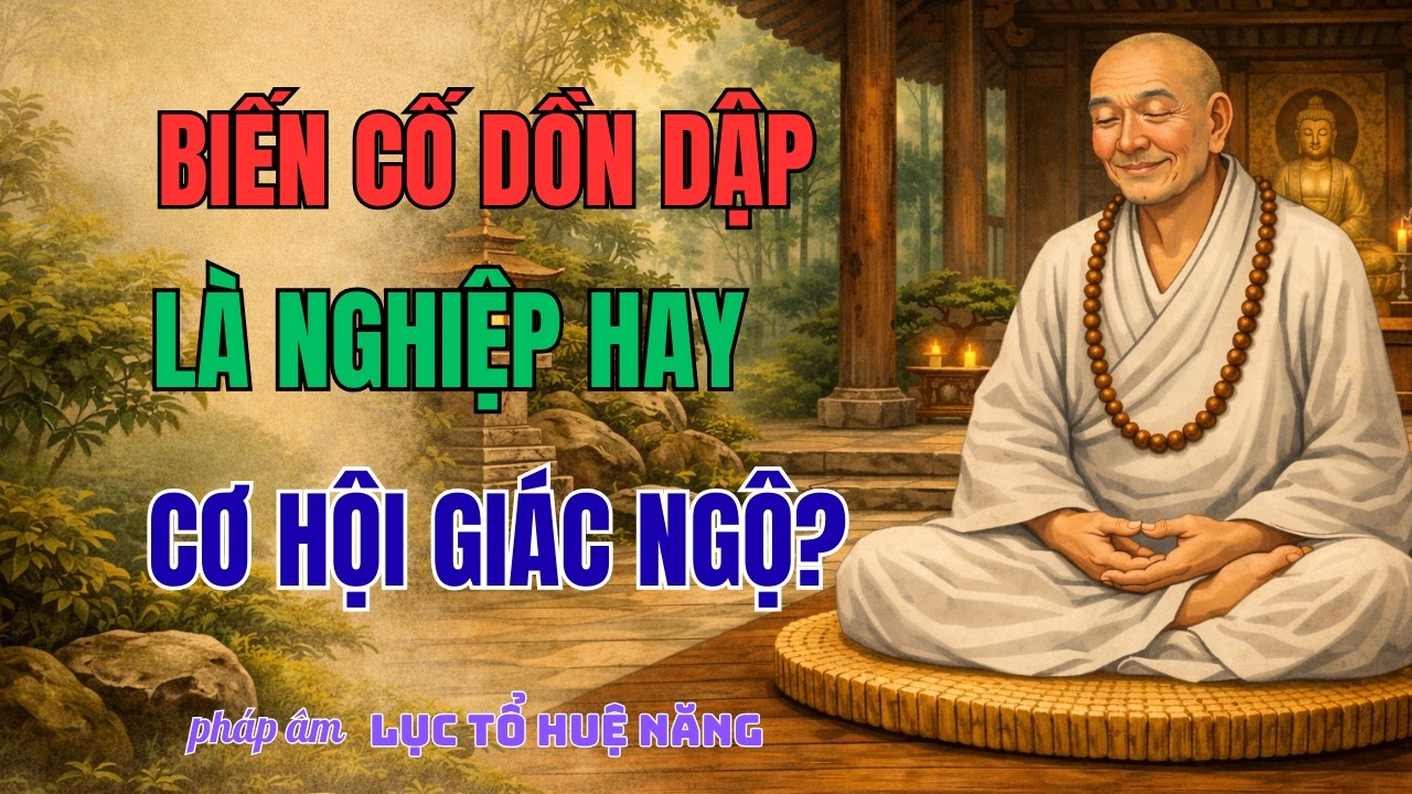 Biến Cố Là Nghiệp Hay Cơ Hội Giác Ngộ? Lục Tổ Huệ Năng Nói Rất Sâu