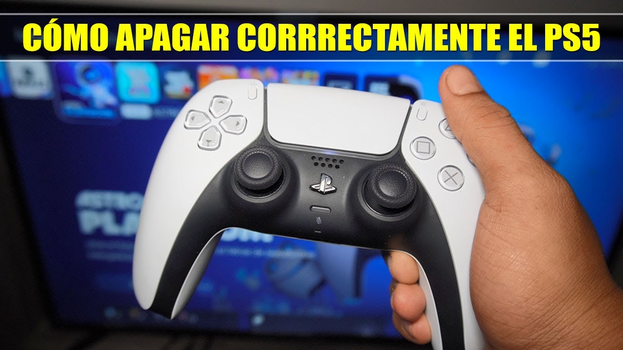 Cómo Apagar Correctamente el PS5 Con el Control