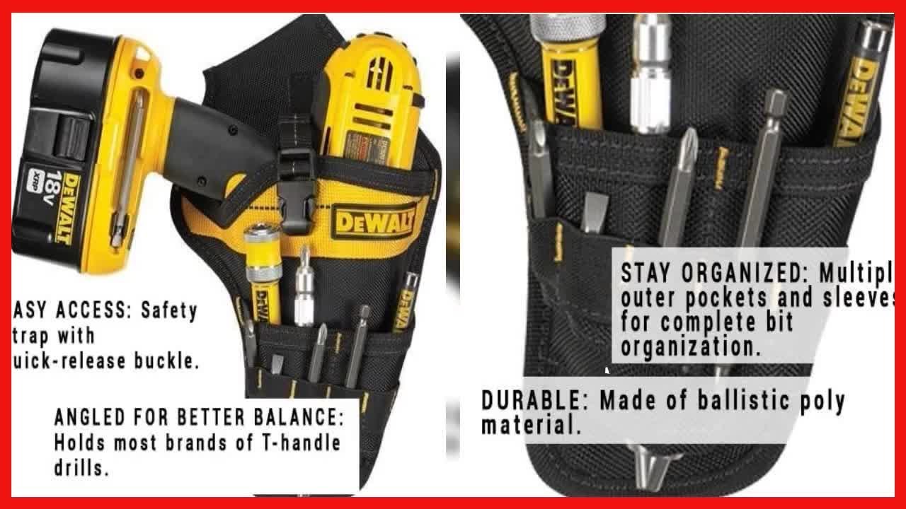 DEWALT DG5120 Heavy-duty Drill Holster , Black