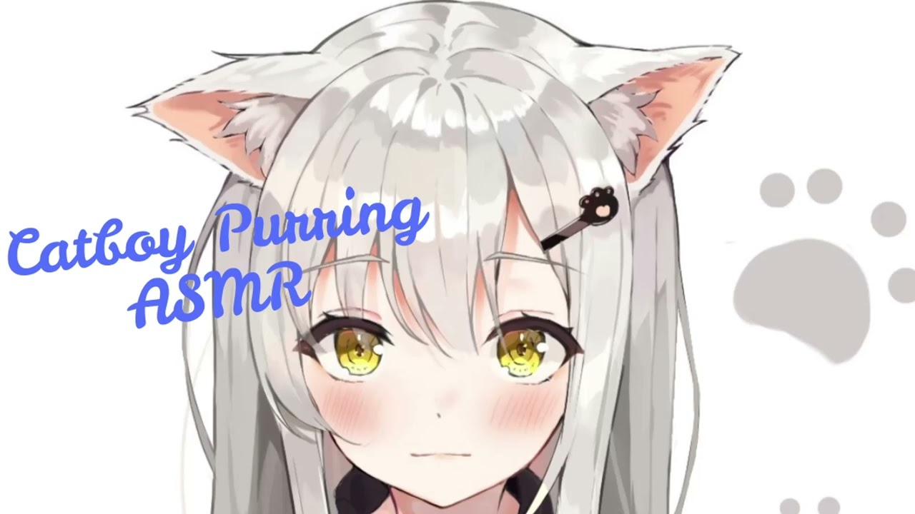 ASMR - Catboy Sits in Your Lap and Purrs for You (Purring) (Sniffing)