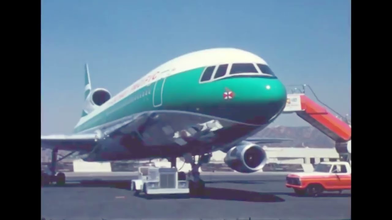 Cathay Pacific Airways receives their first Lockheed L-1011 Trisatar at Lockheed Palmdale Facility
