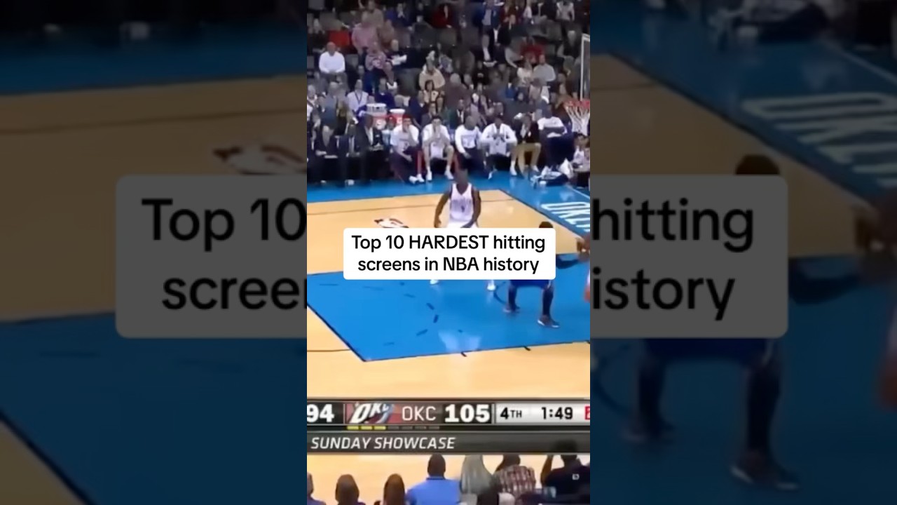 Top 10 HARDEST Hitting Screens in NBA History!🧱😵