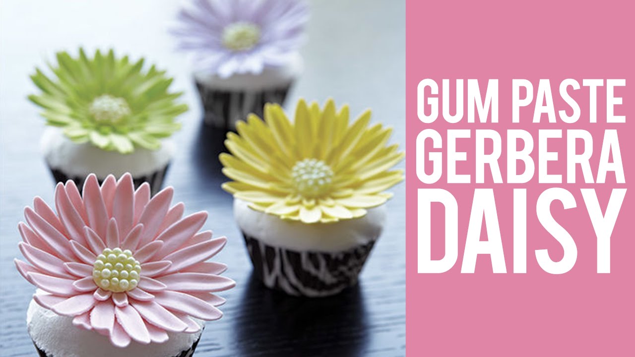 How to make Gum Paste Gerbera Daisies