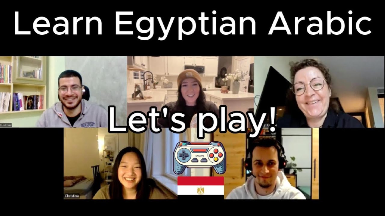 Learn Egyptian Arabic Through Fun Games 🎉
