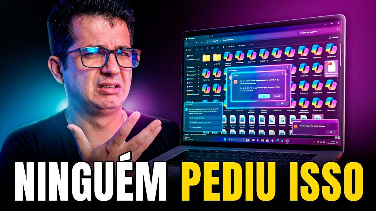 😱A Microsoft PERDEU o JUÍZO? Copilot AGORA no Explorador de Arquivos!