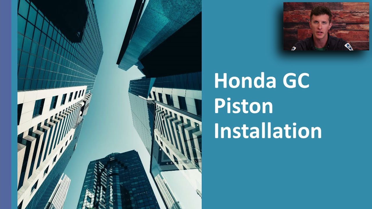 22 Honda GC Piston Install