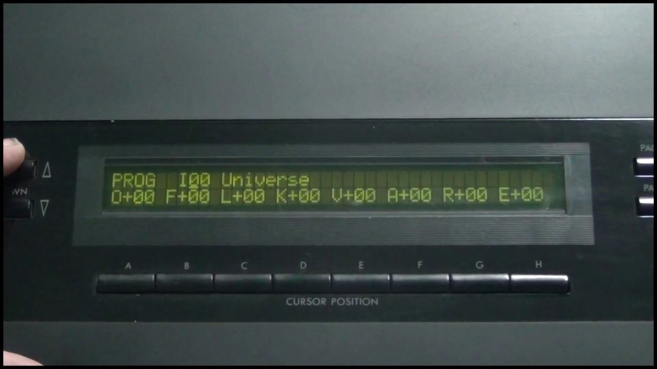 Ajustes De Fabrica Del Korg M1