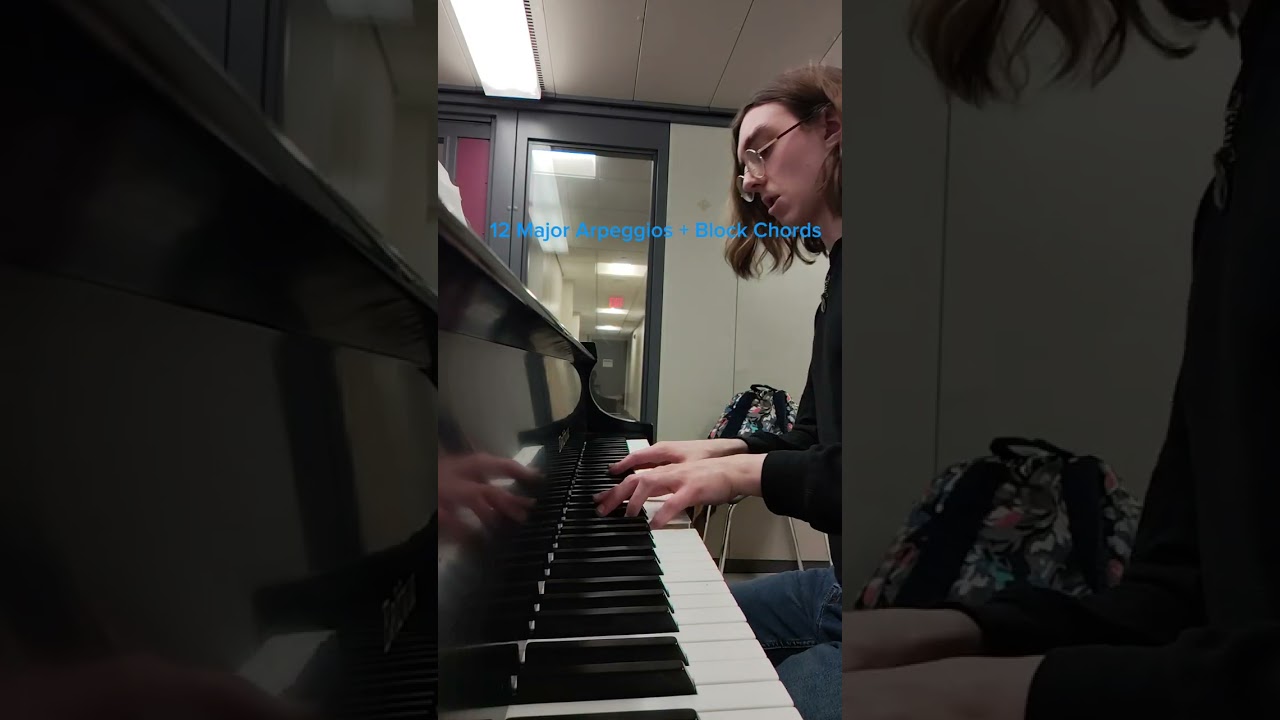 12 Major + Minor Arpeggios and Block Chords with Inversions (Piano Exam)