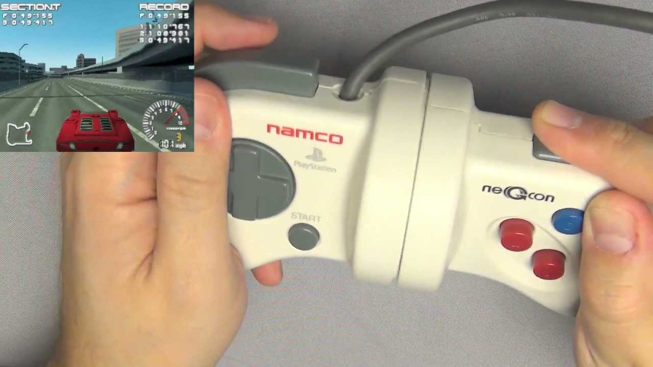 Ridge Racer Type 4, Played With the NeGcon