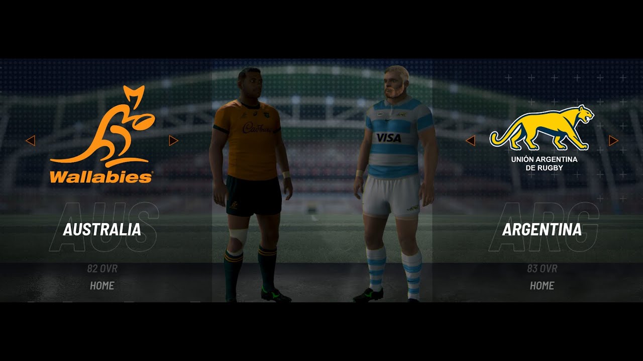 Rugby 25 gameplay Australia VS Argentina