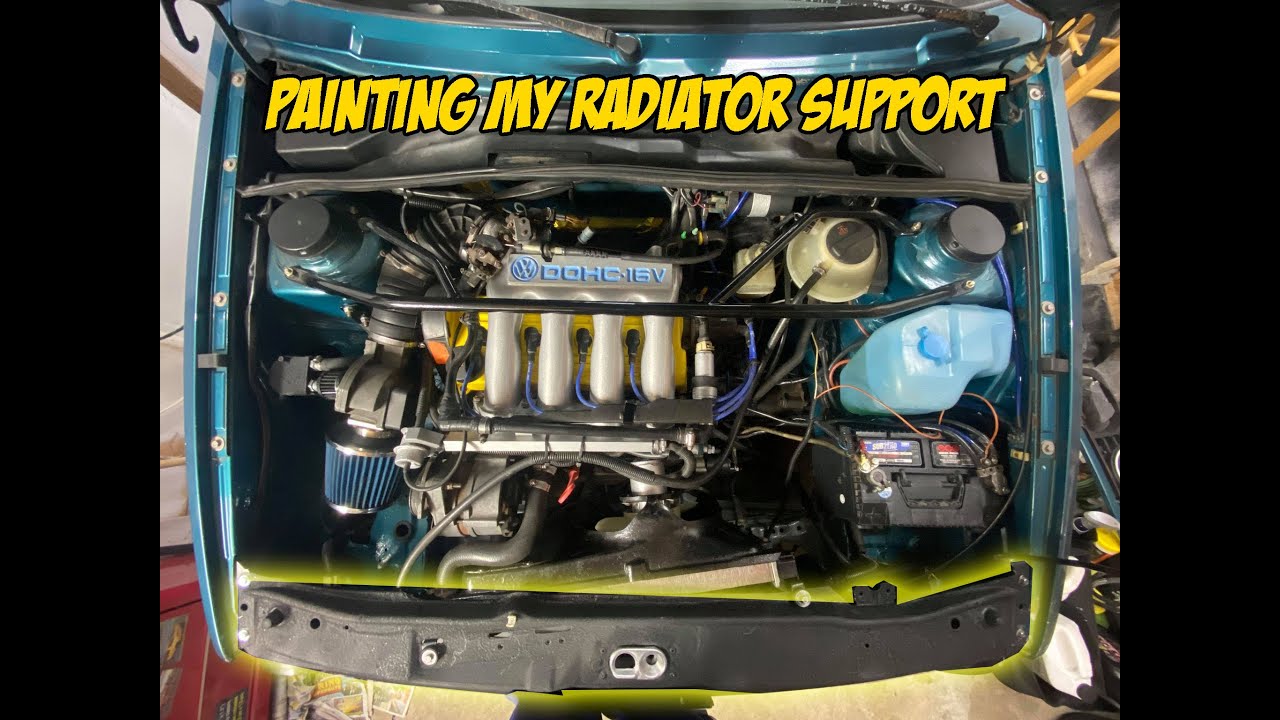 Volkswagen Golf MK2 Build Episode 13: Radiator Support Refinish