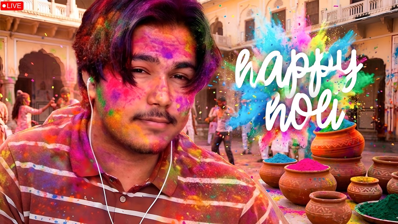 ✨ HAPPY HOLI ✨ PLAYING WORDS ON STREAM, GORE IN CRAYON AND NINJA GAIDEN 4 DLC #gaming #facecam