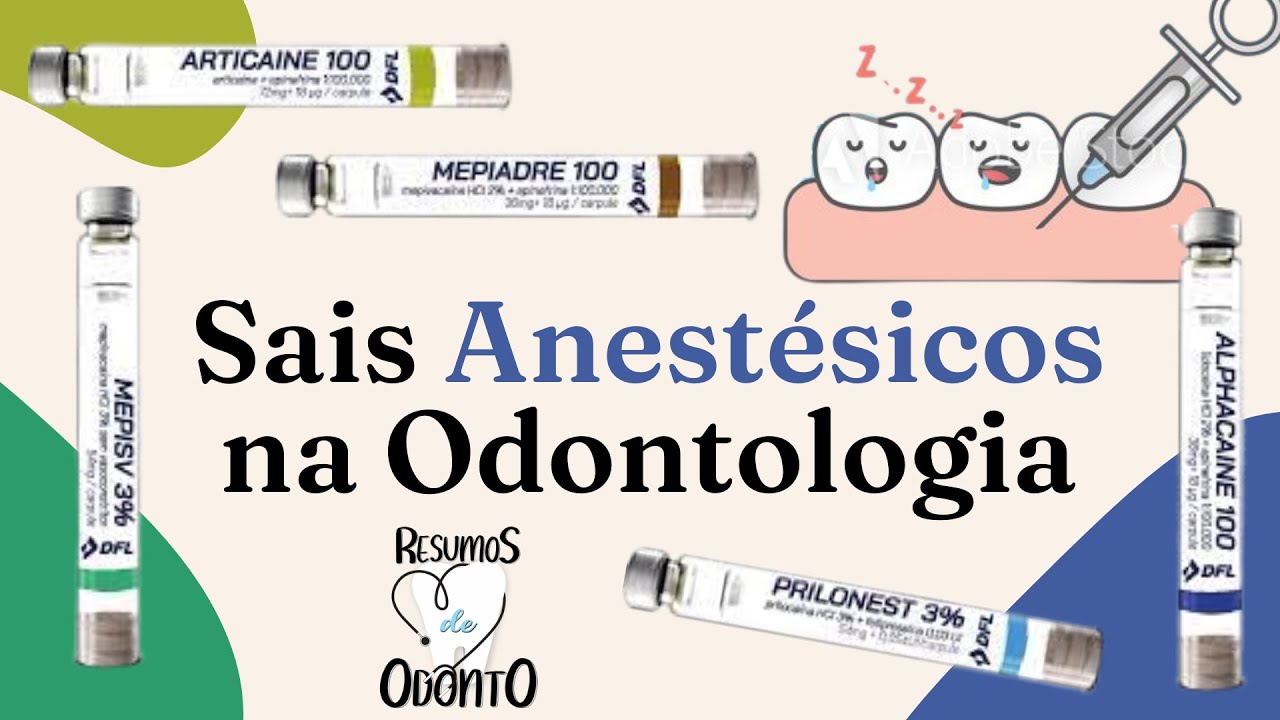 ANESTESIAS NA ODONTOLOGIA | RESUMOS DE ODONTO