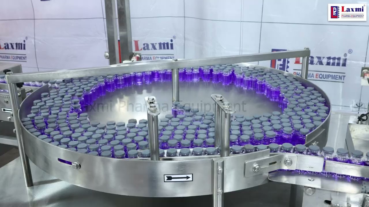 Automatic Injectable Multi Head Servo Type Liquid Filling Stoppering and Sealing Machine 200 VPM