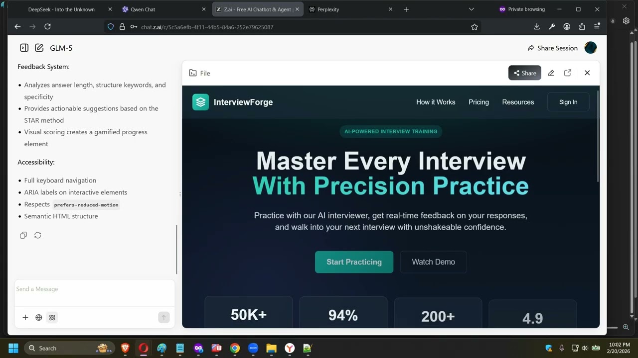 30 apps in15 days Day 11 Build 2   Interview Coach Platform