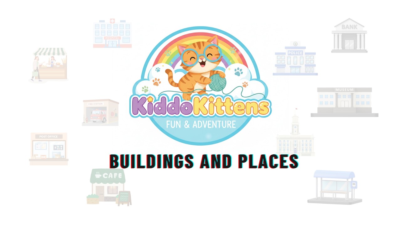 Buildings and Places We Visit Every Day | Learn with picture
