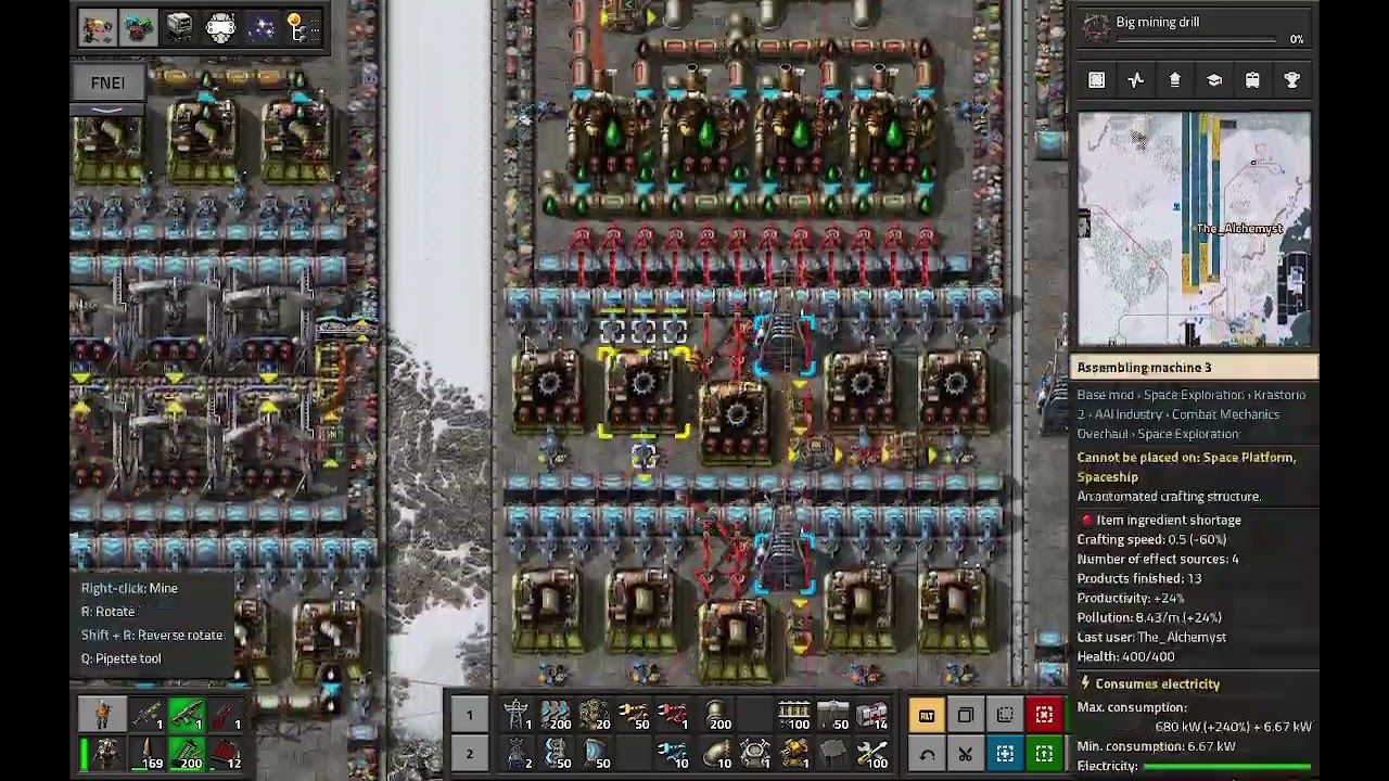 Factorio Challenge - Sushi River MKII - bi-directional 16-belt throughput-unlimited in-line balancer