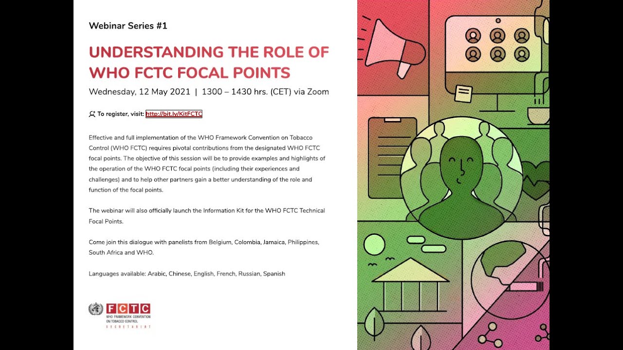 WHO FCTC Secretariat Webinar: Understanding the role of WHO FCTC focal points