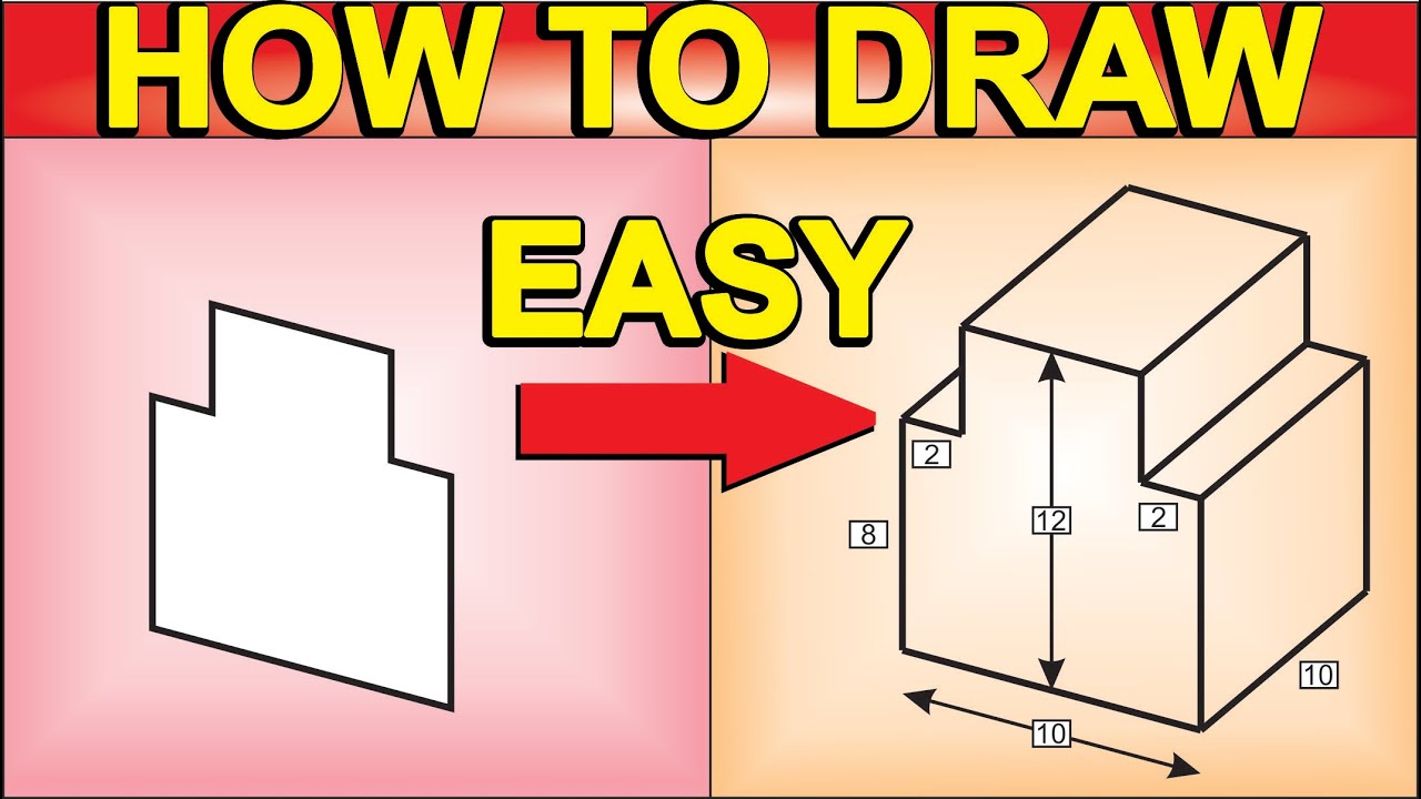Lesson Worksheet Volumes of Composite Prisms | How to Draw Diagram in Corel Draw By Seekh Raha Hoon