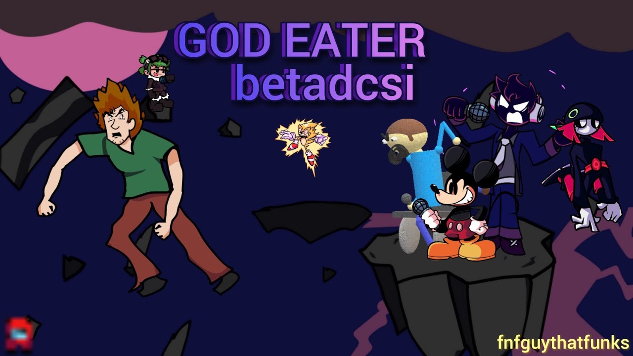 FNF - GOD EATER but every turn a different character sings it! 🎶 (God Eater BETADCSI)