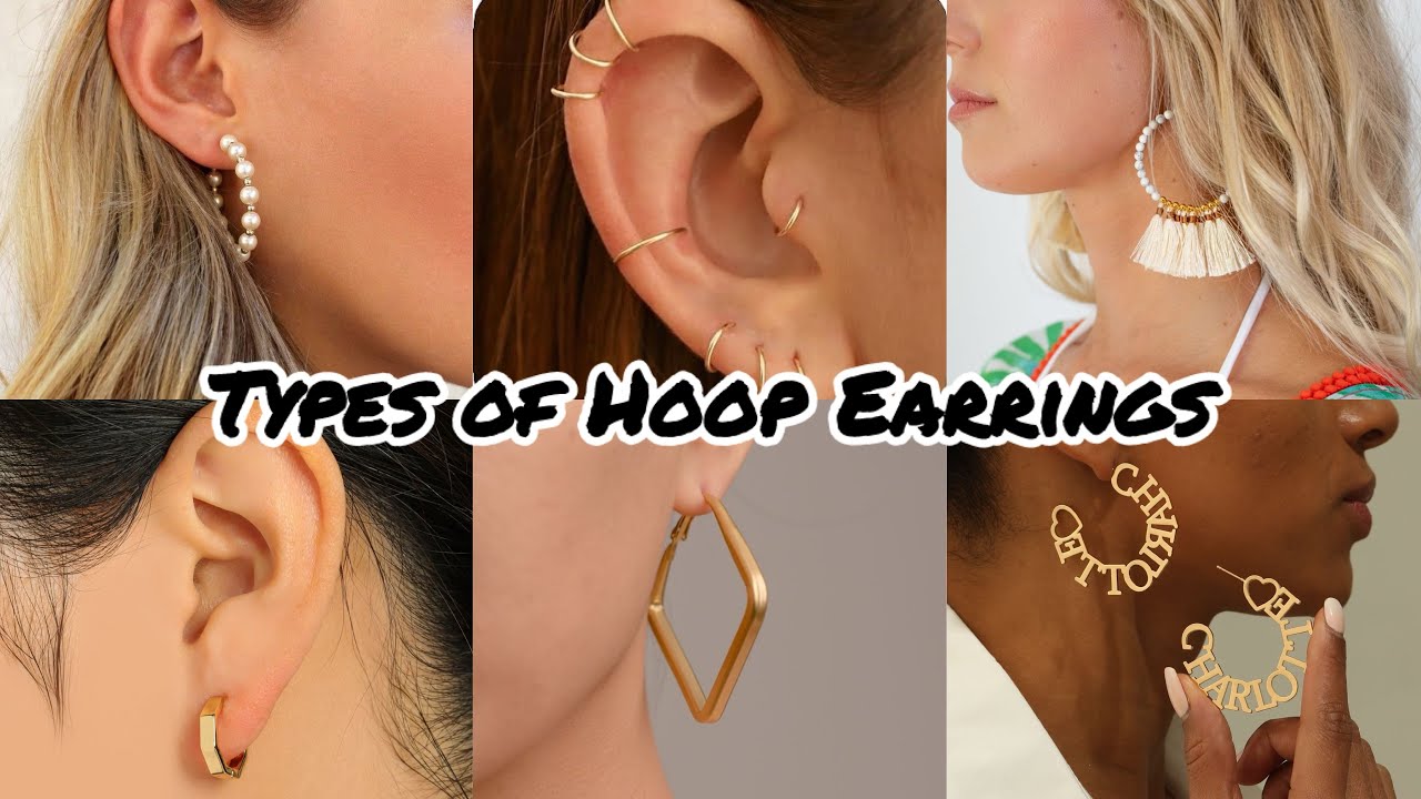 Types Of Hoop Earrings With their Names &hearts;️|Beauty Bliss