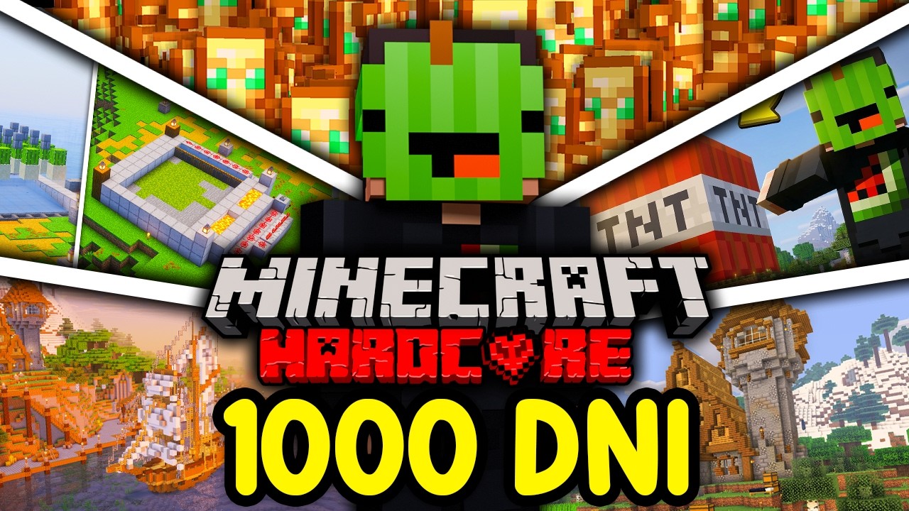 Przeżyłem 1000 dni w Minecraft Hardcore [PEŁNY FILM]