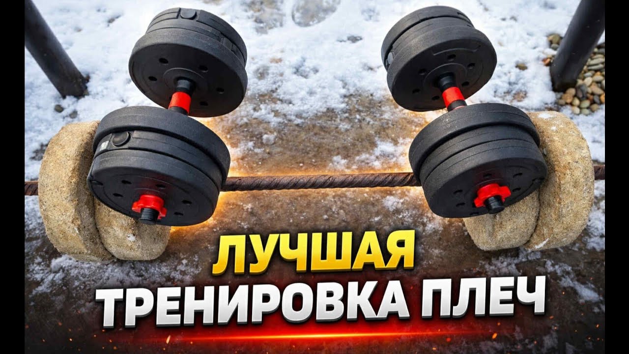 Тренировка плеч на улице | Широкие плечи за 20 минут !