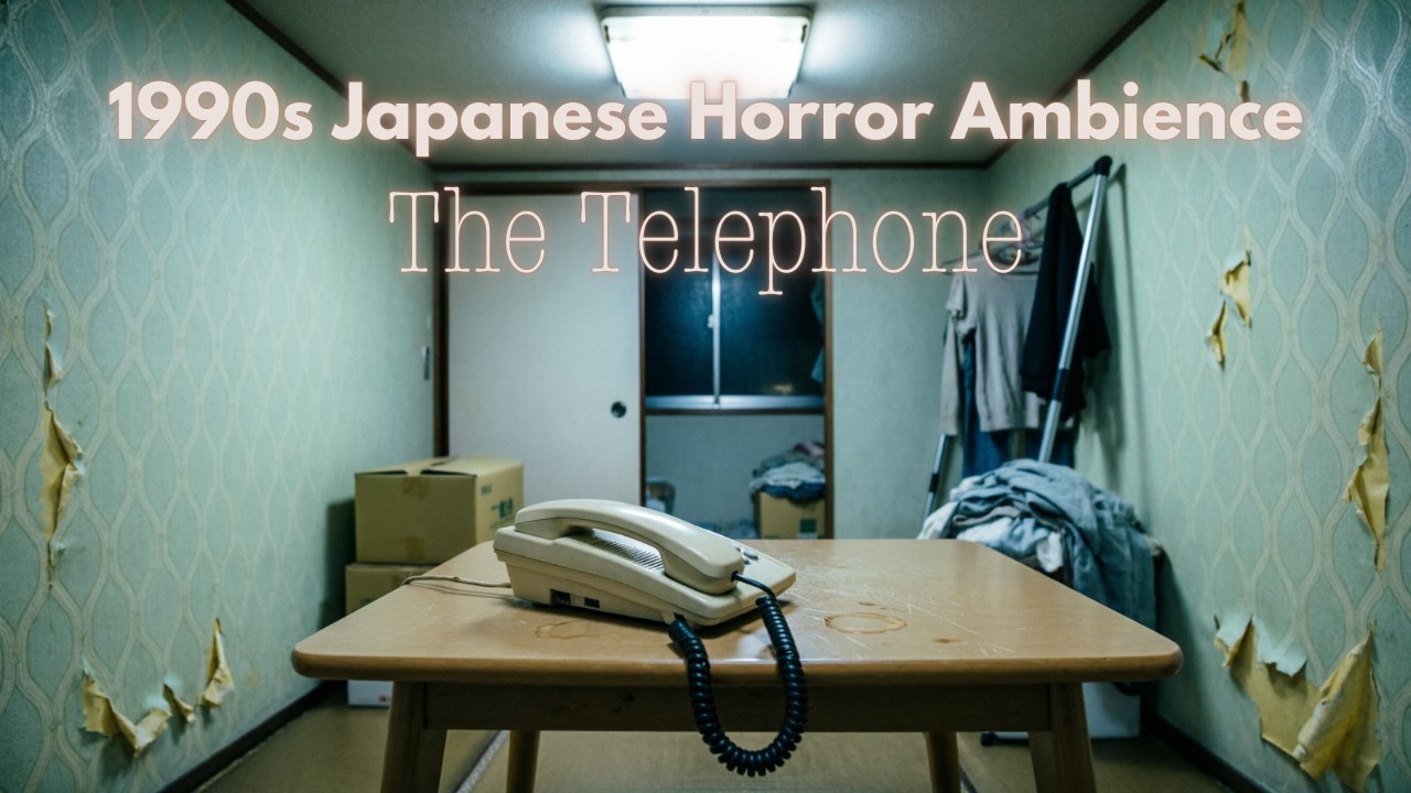 Japanese Horror Ambience 1 Hour | Ringu Style Apartment | Analog Dread Study Ambience #jhorror