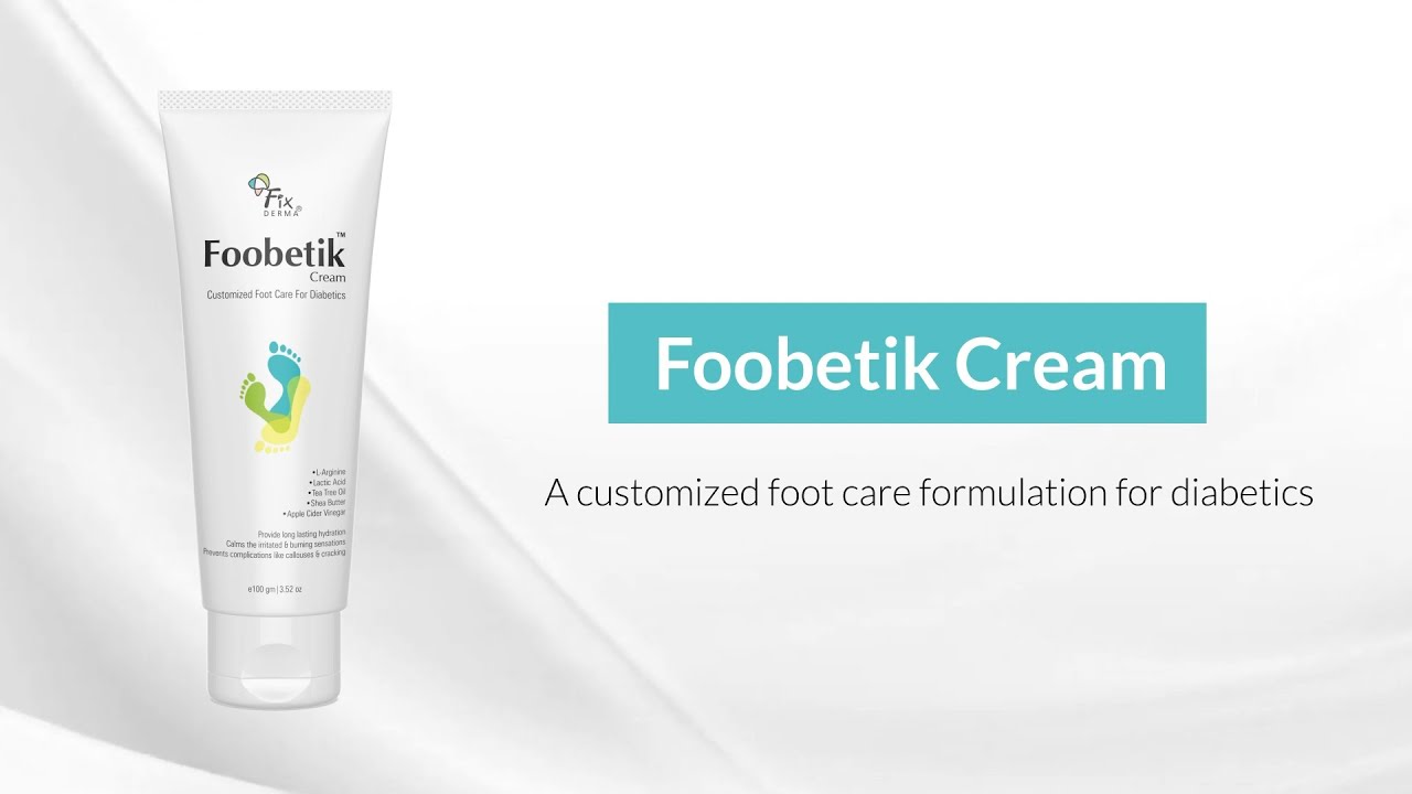 Foot Cream for Dry Skin | Diabetic Foot Care | Fixderma foobetik