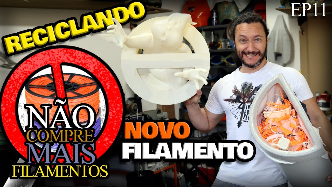 Faça sua Extrusora de Filamentos - Reciclando Fazendo Novo Filamento 