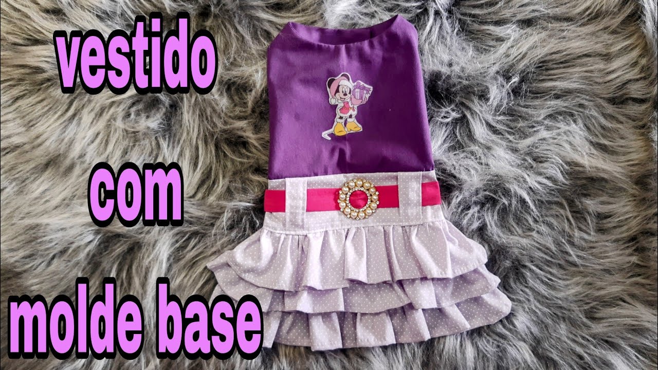 Vestido com molde base verão/ desafio Instagram