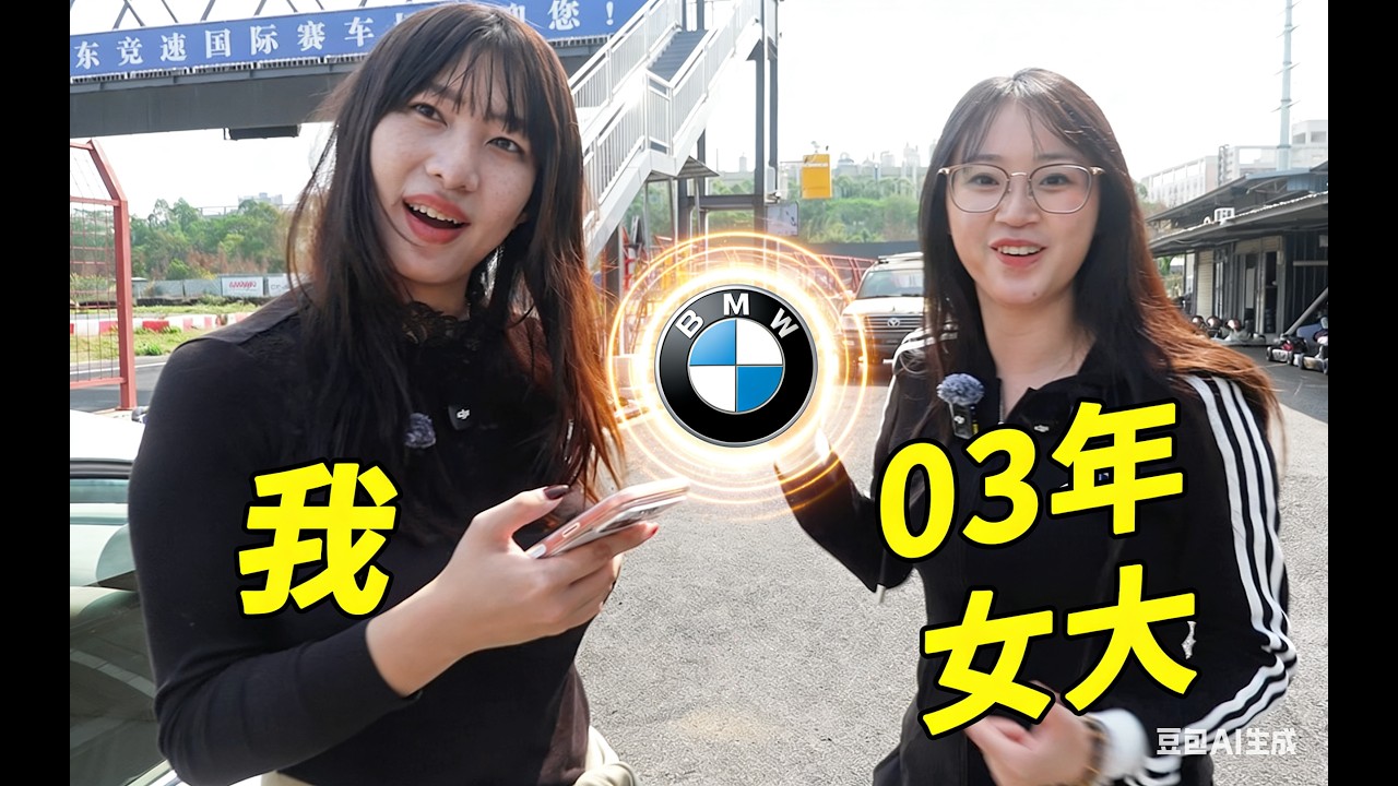 23岁女大学生，花1万买台23岁宝马....?