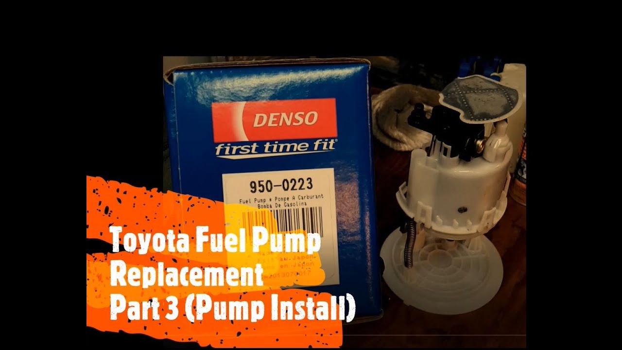 Toyota Fuel Pump Replacement Part 3 (Pump Install)