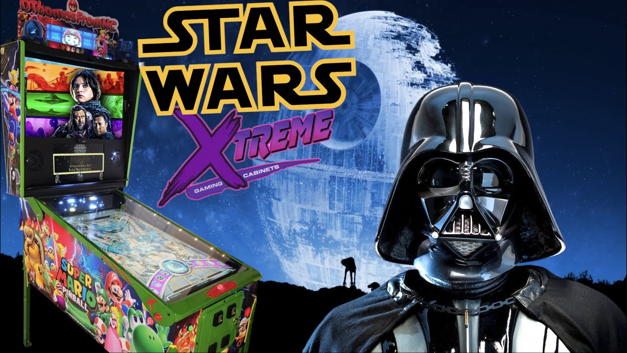 Star Wars & more Visual Tables on Xtreme Gaming Cabinets - Premium Virtual Pinball