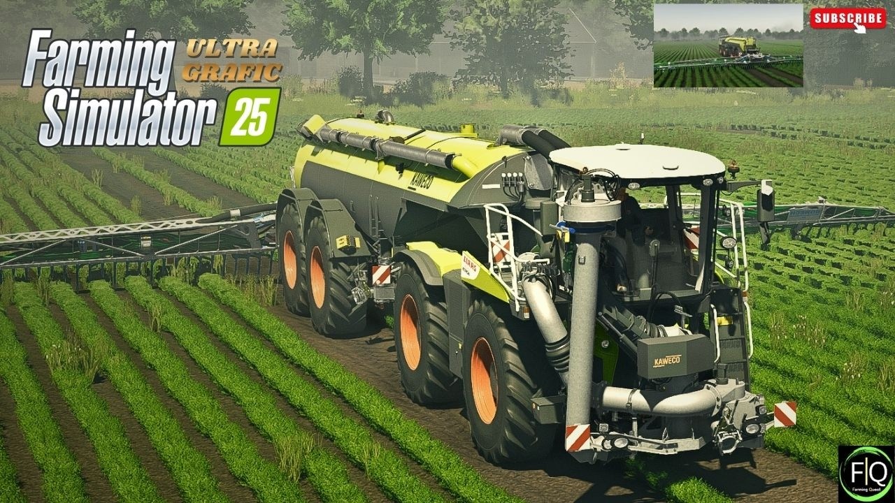 Realistic Slurry Spreading Claas Xerion Saddle Trac 🔥 | Schwesing Bahnhof V2 | FS25  | Reshade
