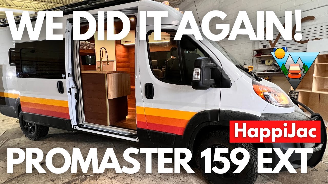БЕЗУМНАЯ сборка кемпер-вана &mdash; ProMaster 159 &mdash; с HappiJac