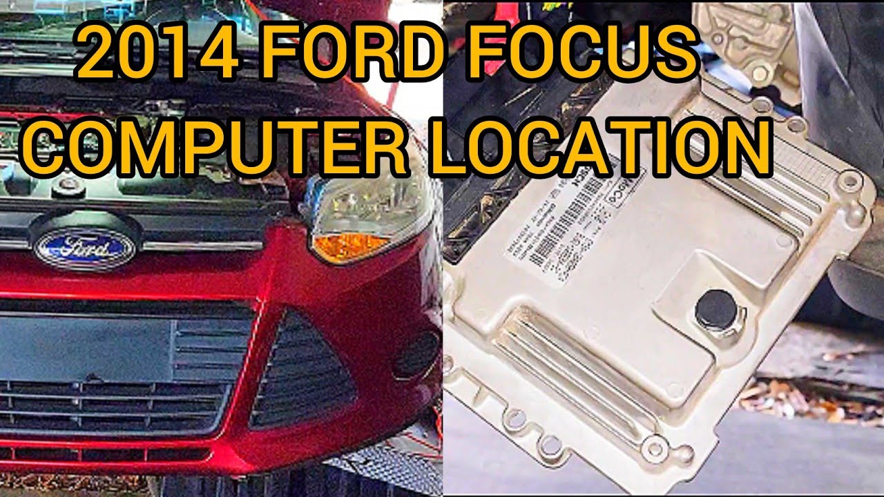 2014 FORD FOCUS 2.0L ECM ENGINE COMPUTER PCM ECU LOCATION