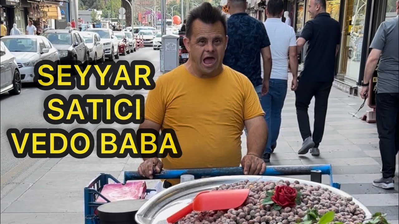 Seyyar satıcı vedo baba / vedo caddede iş başında