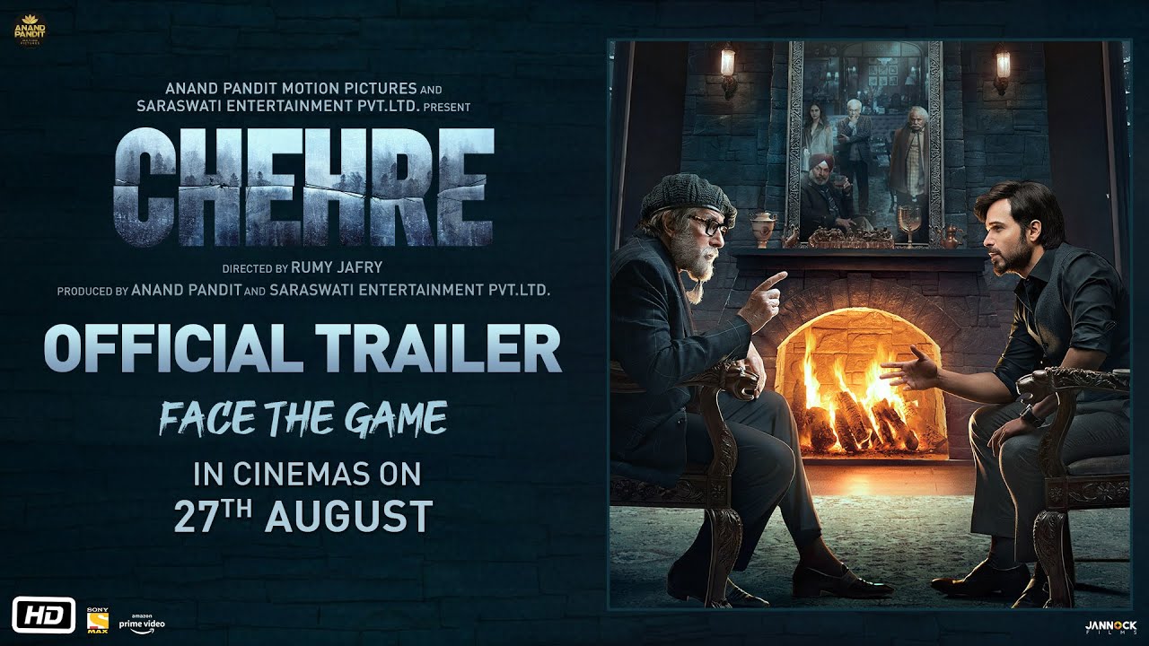 Chehre: Official Trailer | Amitabh Bachchan, Emraan Hashmi | Rumy J | Anand Pandit | 27th August 21